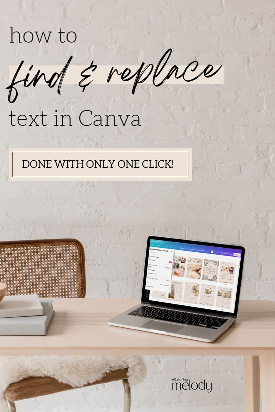 How to Find and Replace Text in Canva — With Only One Click!