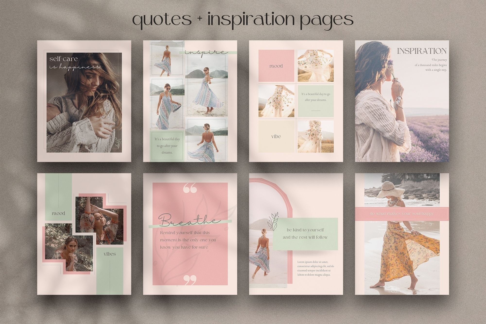 Canva Coaching Template & Workbook - Mint